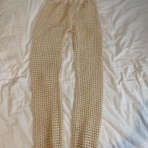 Adika 100% Cotton Sand colored Crochet Beach 🏖️ Cover Up